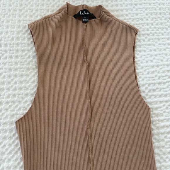 Lulus Ribbed Bodysuit - Picture 2 of 4